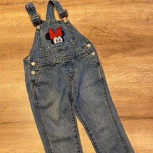 Minnie Mouse overalls- girls 18-24 months